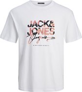 JACK&JONES JORARUBA AOPBRANDING TEE SS CREW NECK LN Heren T-shirt - Maat S