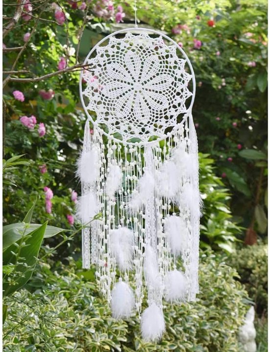 Dromenvanger Macramé - Ster - Wandkleed - Boho wanddecoratie - Kinderkamer - Babykamer