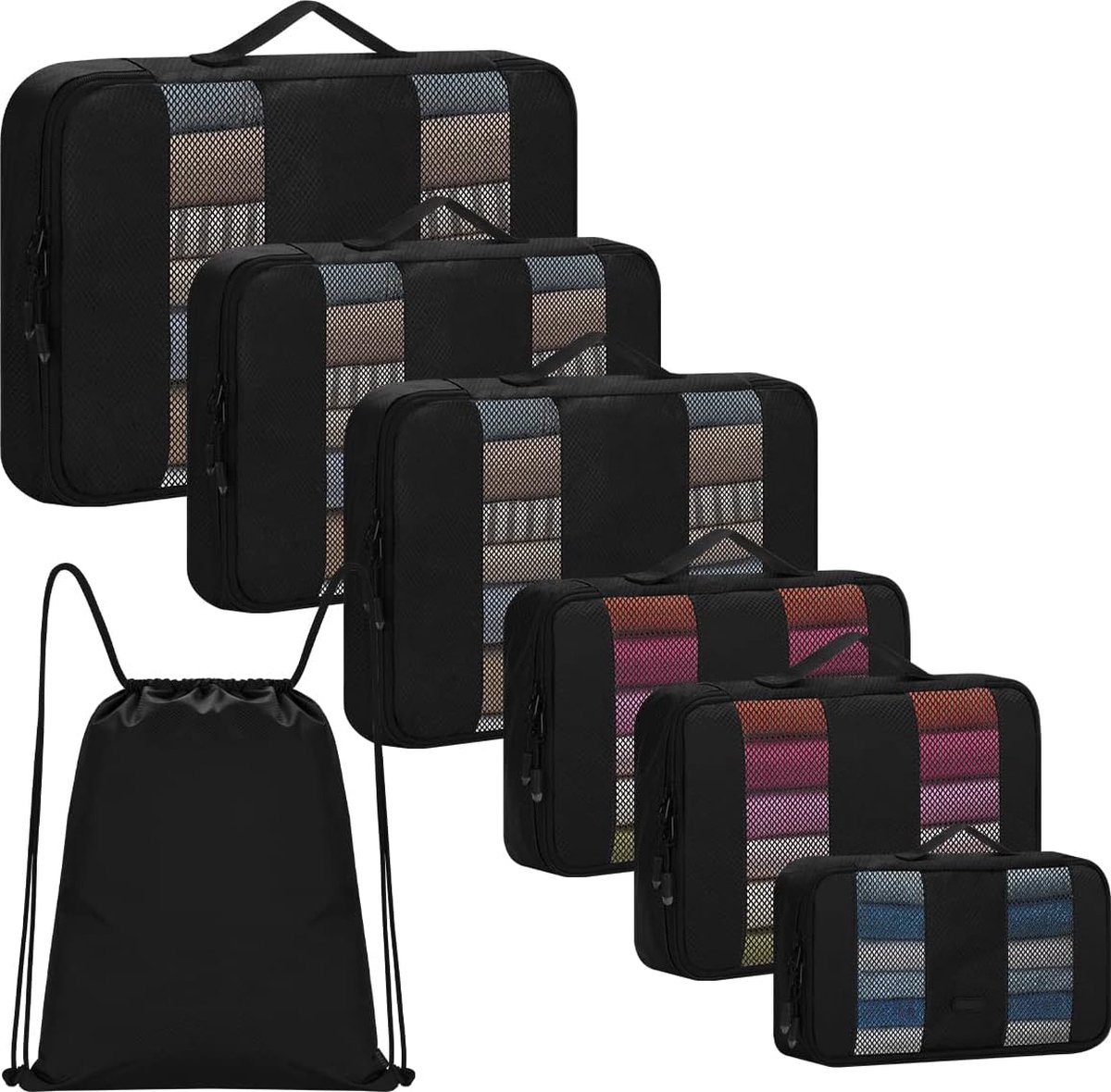 Pack de 2 organisateurs de valise & penderie - Version XXL - PEARL