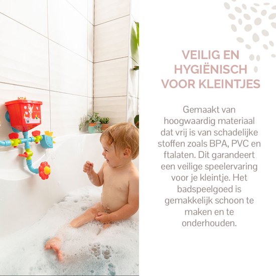 Sophie de giraf Pipes Folies - Badspeelgoed - Badspeeltjes - Kinderspeelgoed - Vanaf 10 maanden - Zuignap-bevestiging