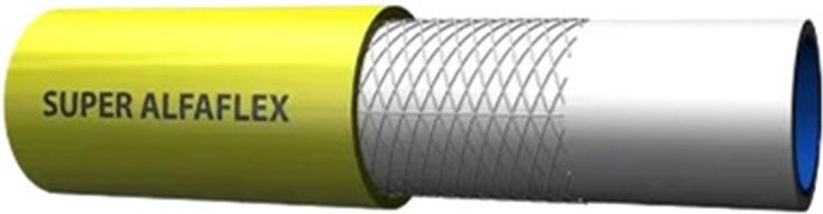Super Alfaflex - professionele - ATH 5-lagen - flexibele - PVC - persslang - met geweven polyester versteviging - diam. 19 x 26 mm - 3/4