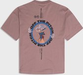 Off The Pitch- Sky-High T-Shirt | Old Pink, XL