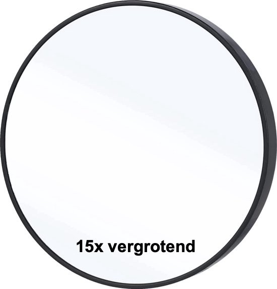 CHPN - Vergrootspiegel - Vergroot spiegel - Spiegeltje - Vergroot 15x - Met  zuignappen... | bol