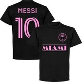 Miami Messi 10 Team T-Shirt - Zwart - XL