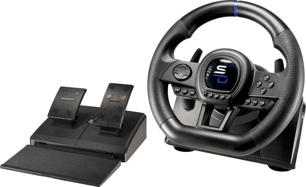 Bol.com Subsonic Superdrive SV650 Racing Wheel – Stuur met Pedalen & Paddles – 270° Draaibereik – Voor PS4, Xbox, Switch & PC (N... aanbieding