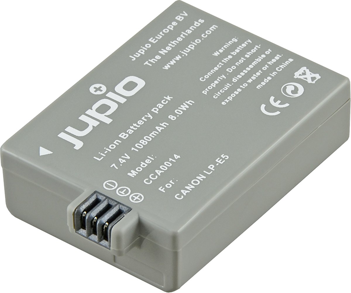 Jupio LP-E5 NB-E5 1080 mAh - Accu voor digitale camera
