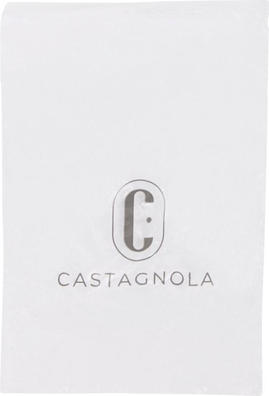 Castagnola Sous-verres de Verre en Cuir avec Support - Sous-verres pour Verres - Sous-verres de Verre Design - Ensemble de Dessous de Verre - Sous-verres de Verre - Cuir - Sous-verres en Cuir - Set de 10 - Zwart