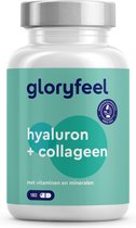 gloryfeel - Hyaluronzuur Collageen - 180 capsules - Huid & Haar Complex met Biotine, Vitamine C, Zink, Selenium & Bamboe-extract
