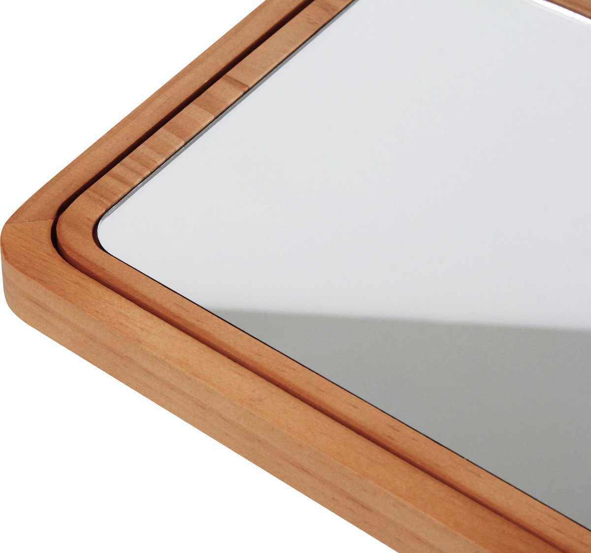 Eaoundm Miroir Mural Ovale décoratif Vintage 37 x 25 cm (Blanc