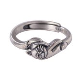 Zilveren Ring - Kat - Ring Zilver - Verstelbaar