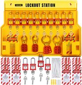 Lockout Tagout Kit Stations Beveiliging 58 stuks groepen sloten hasps