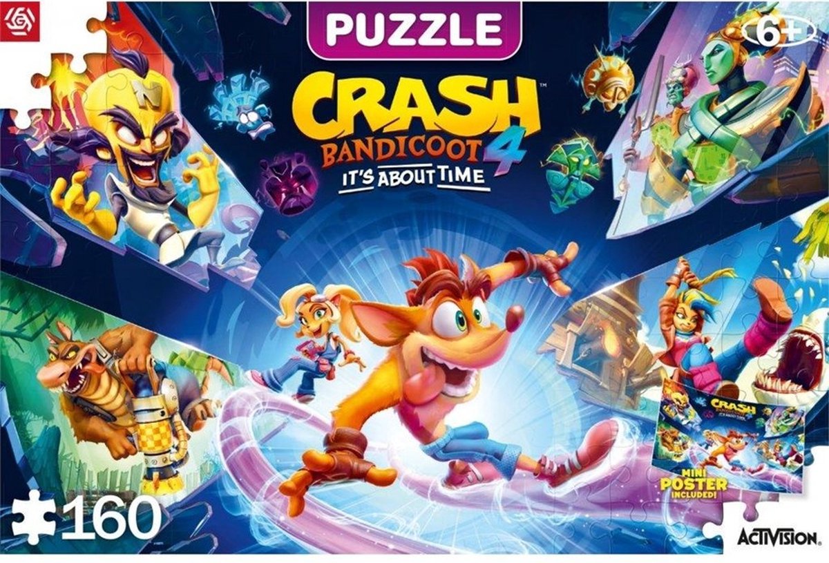 Crash Bandicoot 4: It's About Time Puzzel (160 stukken)