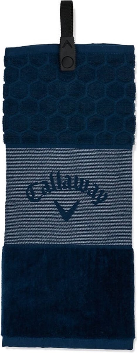 Callaway Luxe Trifold Towel Navy