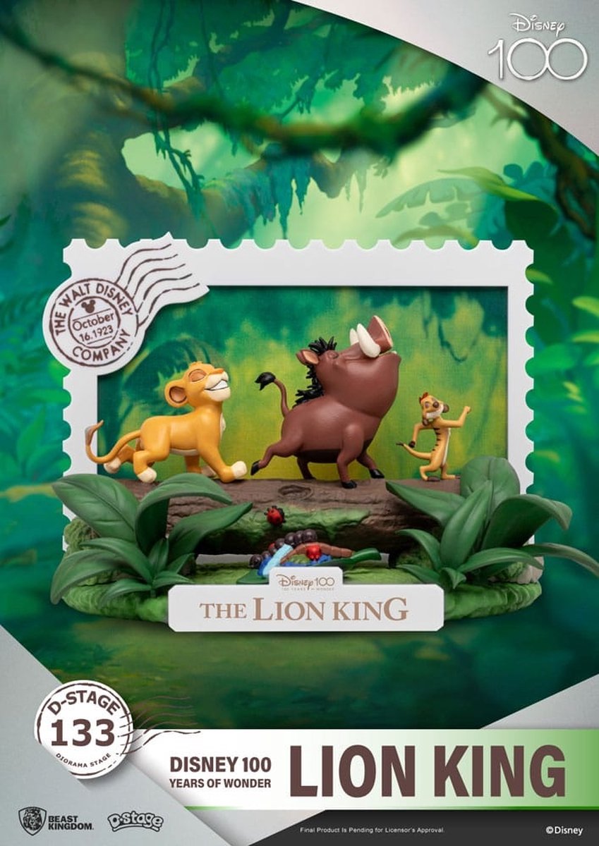 Disney - Diorama-133 - Disney 100 jaar wonder - De Leeuwenkoning - Beast Kingdom