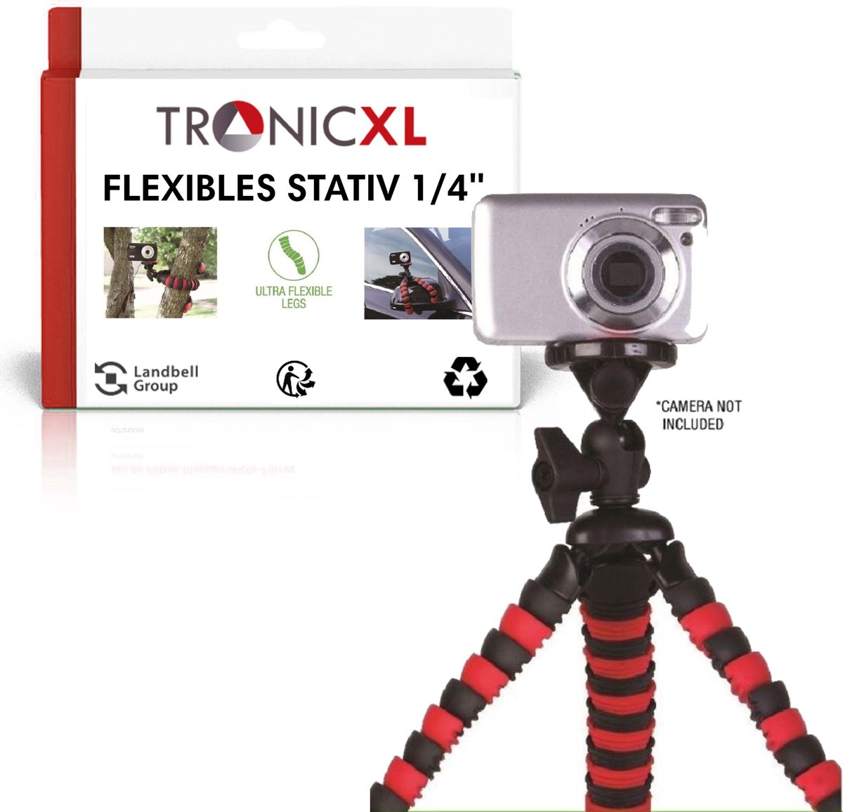 TronicXL Statief 1W mini statief Tripod voor webcam o.a geschikt voor Logitech C920 Brio 4K C925e C922x C922 C930e C930 C615 camera