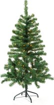 Blokker Kerstboom Kunststof - 120cm - Inclusief Standaard - met Verlichting