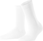 FALKE Family duurzaam katoen sokken dames wit - Matt 35-38