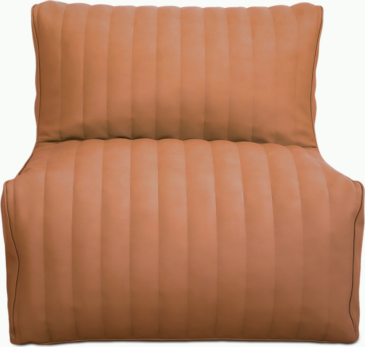 HENVAE Zitzak Cognac Vegan Leer Loungestoel Sofa Beanbag