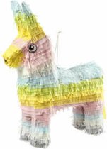 Party Piñata - pastelkleuren - afm 39x13x55 cm - 2 stuks