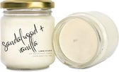 Sandalwood Vanilla scented candle - Geurkaars - Soja Kaars - Lumini Studio