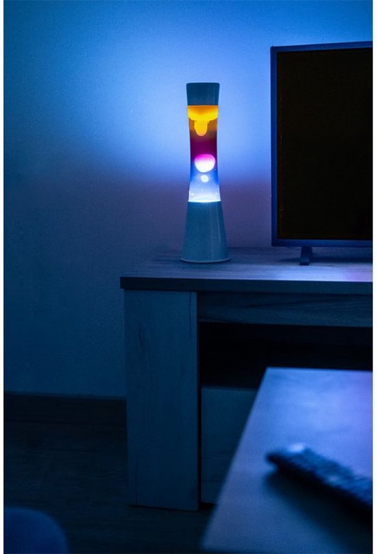Mini lampe à lave Fisura - lave tricolore