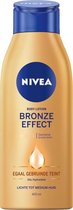 x6 NIVEA Zelfbruiner Bronze Effect Body Lotion - Lichte tot Medium Huid - 400 ml