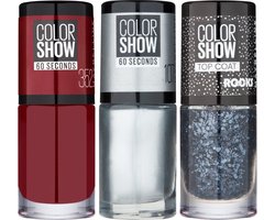 Maybelline Merry Little Mani Color Show · 3 stuks