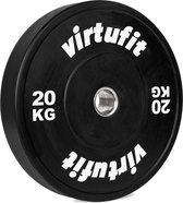 VirtuFit Bumper Plate - Olympische Halterschijf van Rubber - 50 mm - 20 kg