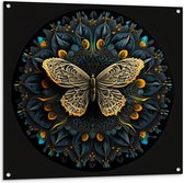 Tuinposter – Vlinder - Kunst - Figuren - 100x100 cm Foto op Tuinposter (wanddecoratie voor buiten en binnen)