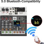 DJ Console - FreeBoss - 48V - 99 Effecten - USB - Bluetooth - 4 Kanaals - Wit