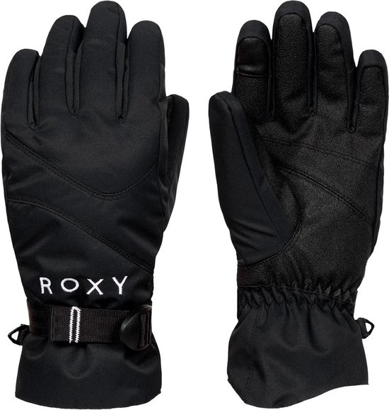 Roxy Wintersporthandschoenen Jetty Solid Volwassenen Vrouwen Snowboard/Skihandschoenen - S Zwart