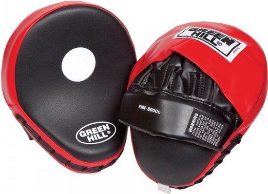 Green Hill Leather Focus Mitt FAWN - Rood / Zwart