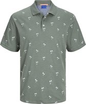 JACK&JONES JORPALM AOP POLO SS DUT Heren Poloshirt - Maat XL