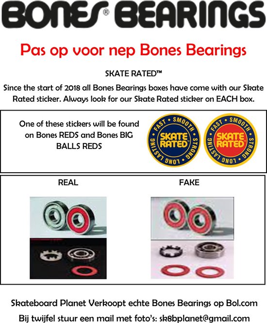 Bones Big Balls Reds Bearings – Sparky Online Store