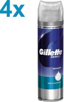 Gillette Series - Beschermend Scheerschuim - 4x 250 ml - Voordeelverpakking
