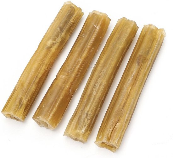 Nobleza Kauwstaven hond - Runderhuid - 4 stuks - Hondensnack kauwsticks