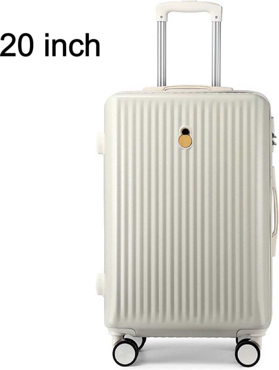Ruausine handbagagekoffer, goedgekeurd door luchtvaartmaatschappijen, harde koffer met 4 spinnerwielen, lichtgewicht kleine reiskoffer met TSA-slot ( zwart, 20 inch) (Blue, 20 IN