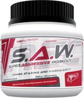 Super Aggressive Preworkout (SAW) - Trec Nutrition - 200g blackcurrant/lemon