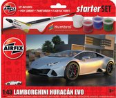 1:43 Airfix 55007 Lamborghini Huracan EVO - Starter Set Plastic Modelbouwpakket