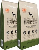 The Living Store Hondenvoer - Maxi Adult Essence Beef - Chicken - 15 kg
