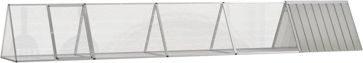 The Living Store Konijnenhok – All-in-one – 504.5 x 80.5 x 71 cm – Veilig – Stevig – Ventilerend ontwerp – Uitbreidingsruimte – Grijs The Living Store Konijnenhok – All-in-one – 504.5 x 80.5 x 71 cm – Veilig – Stevig – Ventilerend ontwerp – Uitbreidingsruimte – Grijs