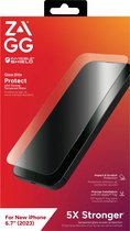 Geschikt voor ZAGG Apple iPhone 15 Plus InvisibleShield Glass Elite Screen Protector