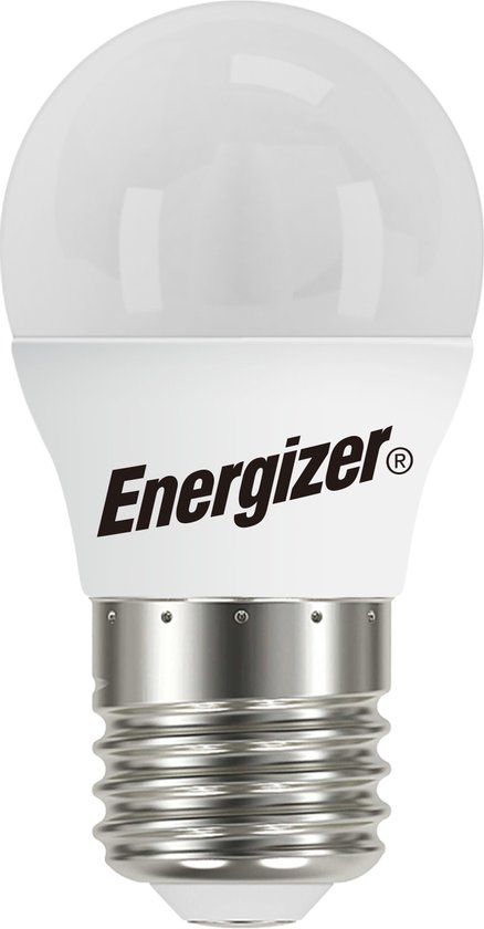 Energizer energiezuinige Led kogellamp -E27 - 4,9 Watt - warmwit licht - niet dimbaar