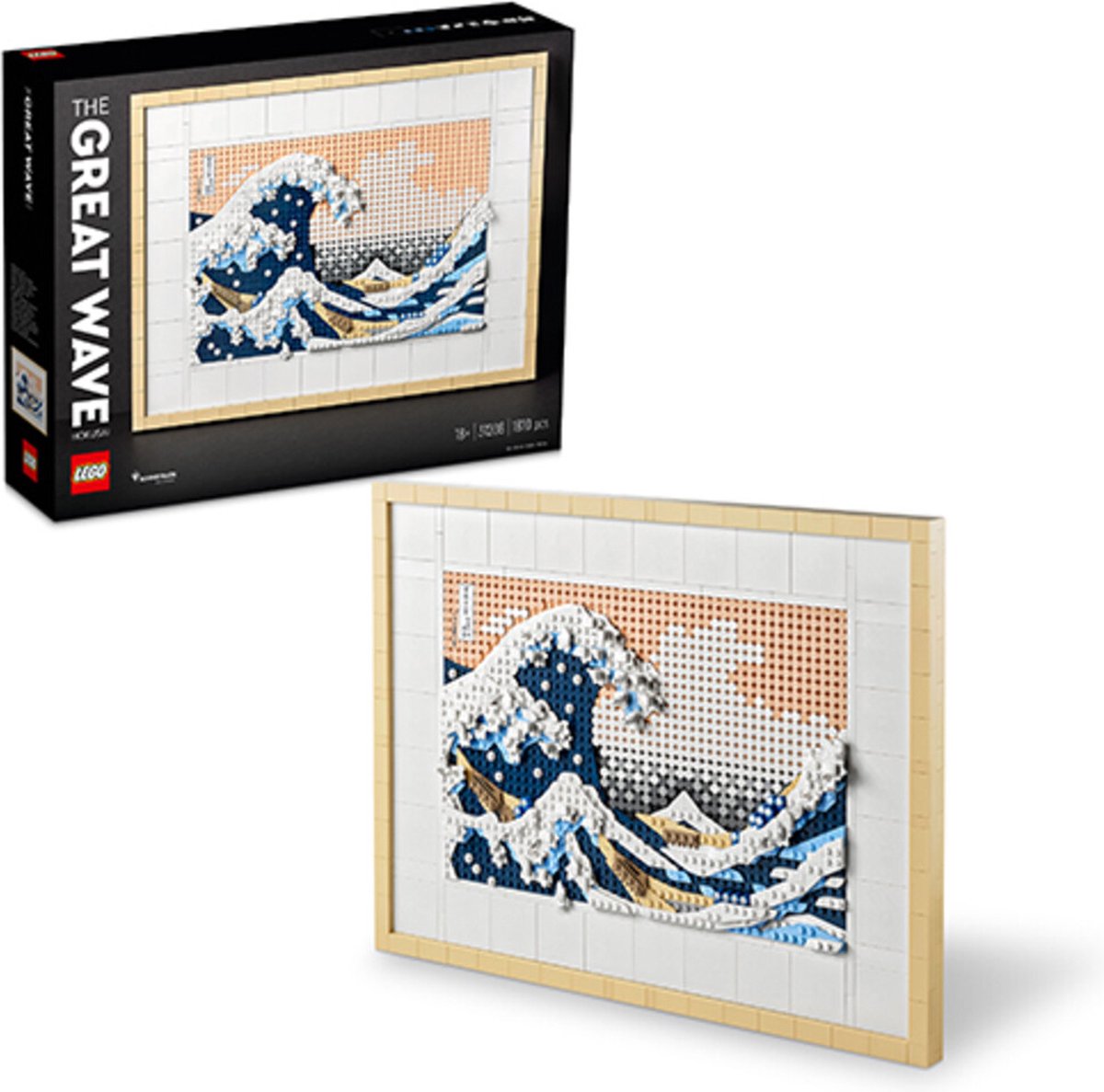 LEGO Art Hokusai – De grote golf, 3D Wanddecoratie Knutselpakket voor Volwassenen - 31208 — afbeelding 16