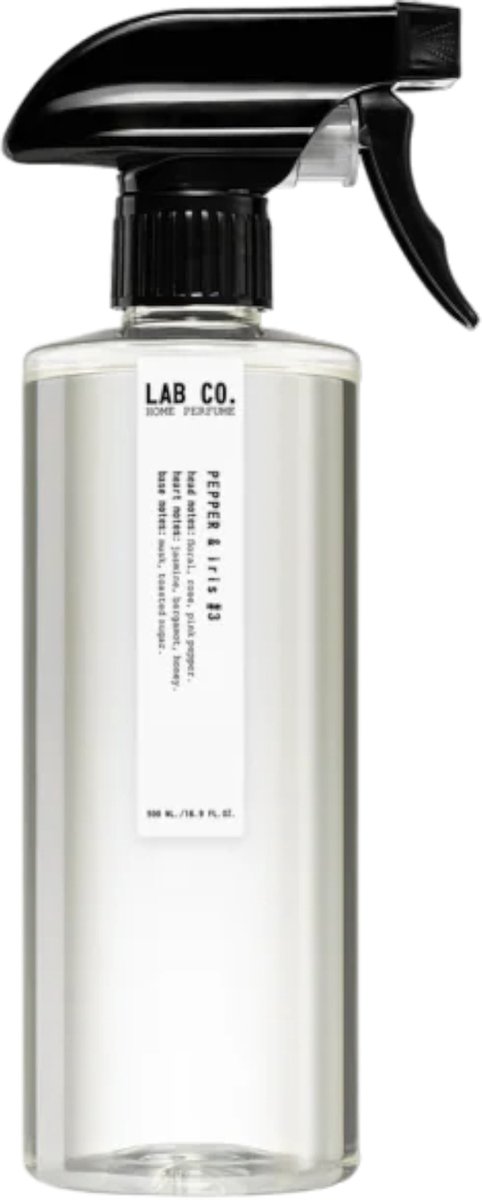 Lab Co. - Roomspray 'Pepper & Iris' (500ml)