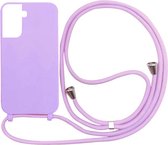 Coque Samsung Galaxy S22 Plus Smartphonica avec cordon - Violet / TPU / Coque arrière