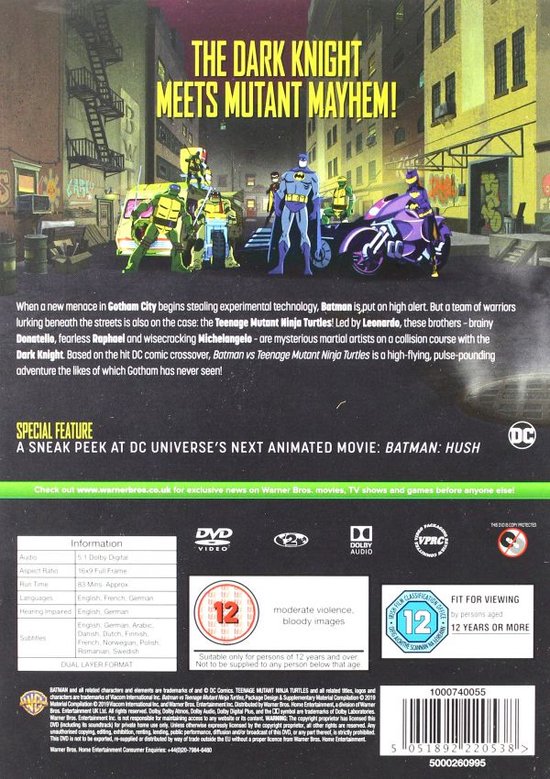 Batman vs Teenage Mutant Ninja Turtles (DVD)