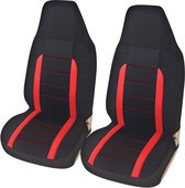 Auto Voorstoelhoezen Emmer Seat Cover Seat Protectors Line Design Auto Seat Accessoires-Rood