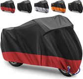 Housse Moto étanche XXL 245x105x125cm - 210D Avec Bandes Réfléchissantes - Protection Pluie/poussière/UV