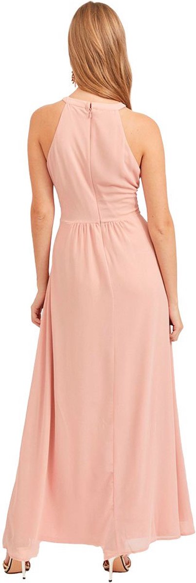 Vila Dames Vimilina halterneck dress-Noos avondjurk, Coronet Blue/Detail: elastisch, 42